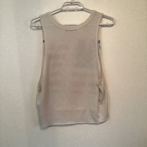 Niche Red/White/Blue Cropped Muscle Tank - Picture 2 of 2